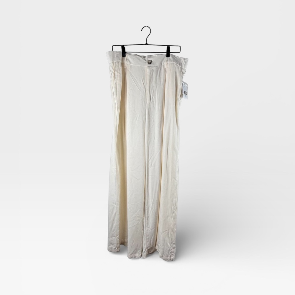 And‎ Now This Core Off White Wide Leg Trouser Size XL NWT (I)